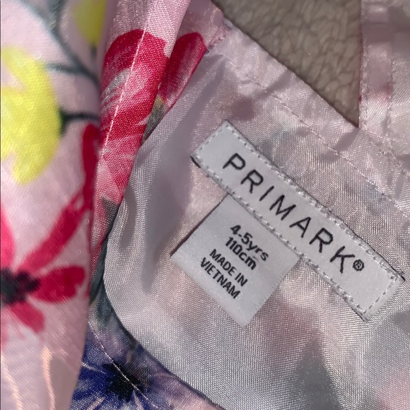 Primark Pink & Yellow Floral Dress 4/5 *Small Flaw - Picture 10 of 14